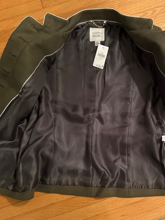 NWT Banana Republic Olivia Palermo belted military style jacket - Picture 5 of 8